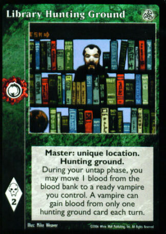 Library Hunting Ground [Third set] - VTES CCG
