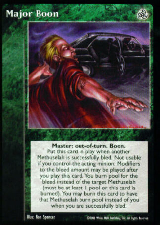 Major Boon [Third set] - VTES CCG