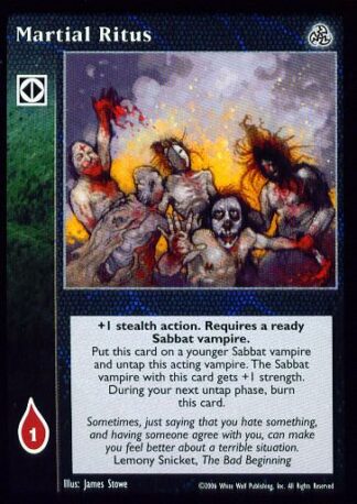 Martial Ritus [Third set] - VTES CCG