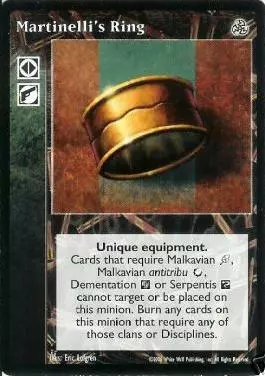 Martinelli's Ring [Third set] - VTES CCG
