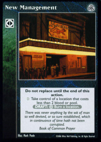 New Management [Third set] - VTES CCG