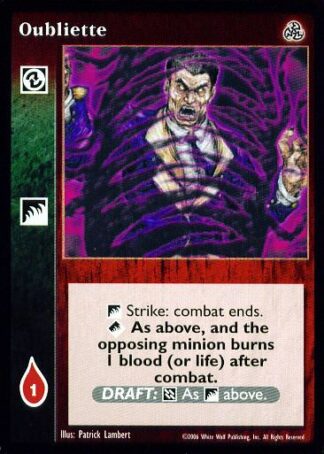 Oubliette [Third set] - VTES CCG