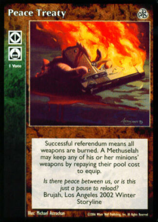 Peace Treaty [Third set] - VTES CCG
