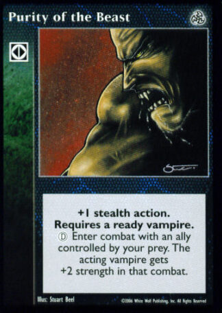Purity of the Beast [Third set] - VTES CCG