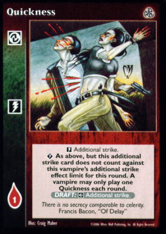 Quickness [Third set] - VTES CCG