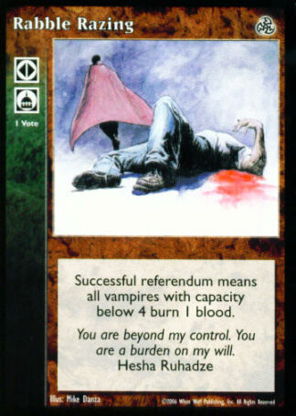 Rabble Razing [Third set] - VTES CCG