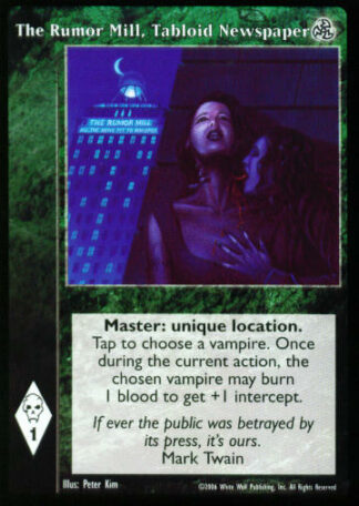 The Rumor Mill, Tabloid Newspaper [Third set] - VTES CCG