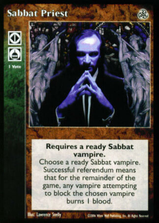 Sabbat Priest [Third set] - VTES CCG