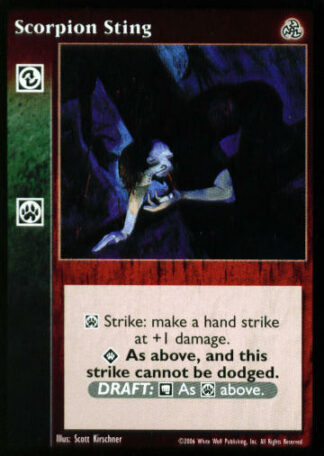 Scorpion Sting [Third set] - VTES CCG