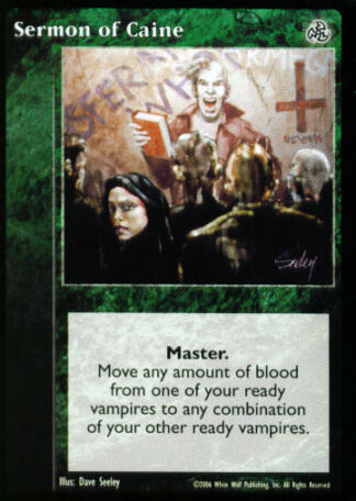 Sermon of Caine [Third set] - VTES CCG