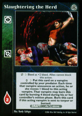 Slaughtering the Herd [Third set] - VTES CCG
