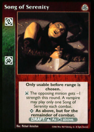 Song of Serenity [Third set] - VTES CCG