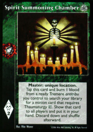 Spirit Summoning Chamber [Third set] - VTES CCG