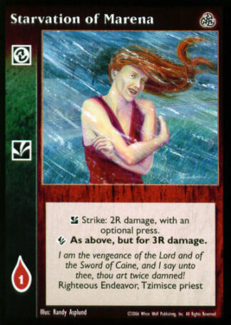 Starvation of Marena [Third set] - VTES CCG