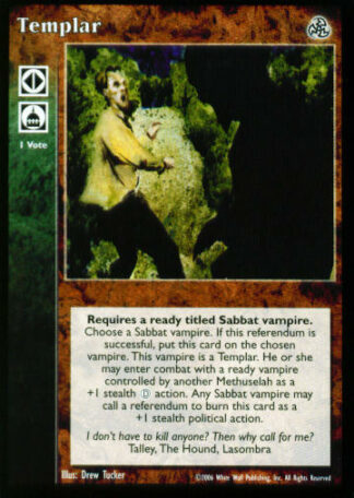Templar [Third set] - VTES CCG