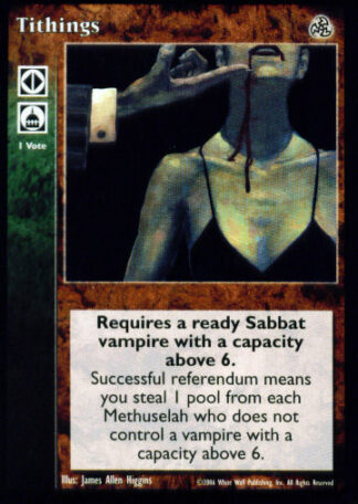 Tithings [Third set] - VTES CCG