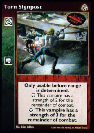 Torn Signpost [Third set] - VTES CCG
