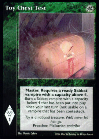 Toy Chest Test [Third set] - VTES CCG
