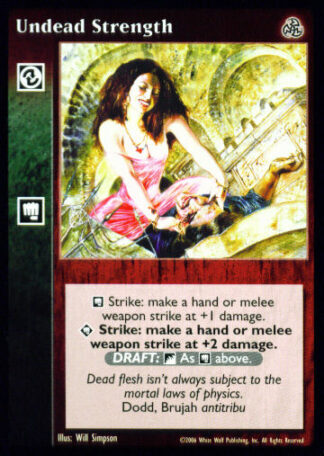 Undead Strength [Third set] - VTES CCG
