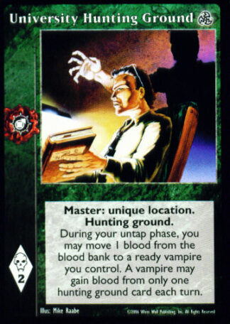 University Hunting Ground [Third set] - VTES CCG