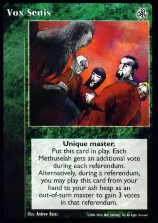 Vox Senis [Third set] - VTES CCG