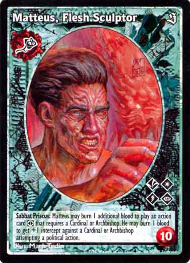 Matteus, Flesh Sculptor [Sabbat set] - VTES CCG