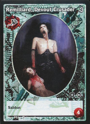 Remilliard, Devout Crusader [Sabbat set] - VTES CCG