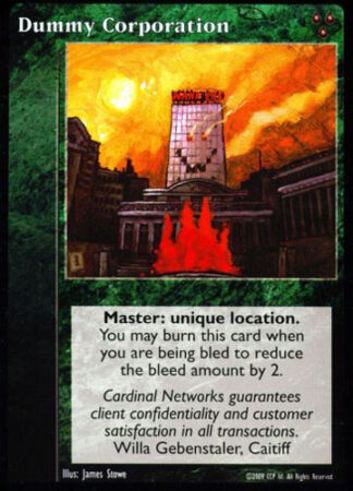 Dummy Corporation [HttB set] - VTES CCG