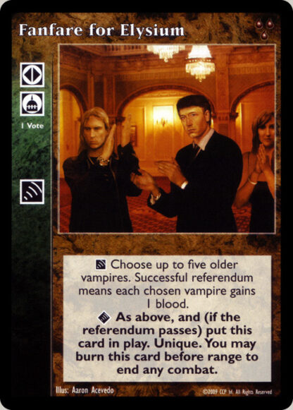 Fanfare for Elysium [HttB set] - VTES CCG