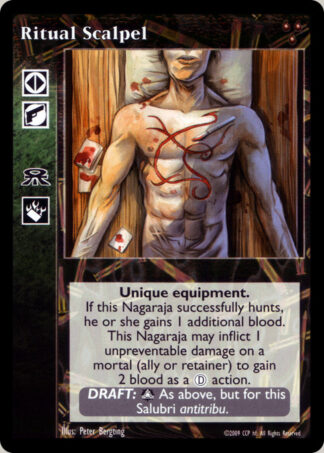 Ritual Scalpel [HttB set] - VTES CCG