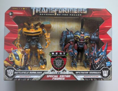 Battlefield Bumblebee vs. Infiltration Soundwave 97856 - Transformers [Scellé]